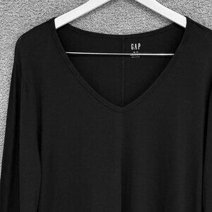 Gap Featherweight Cotton Modal Long Sleeve V-Neck T-Shirt XXL